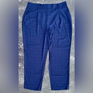 NINE WEST Plaid Dress Pants Straight Leg Size 16